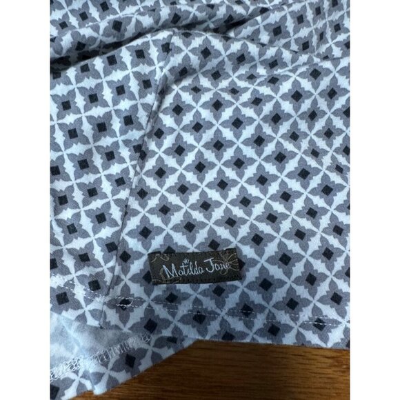 Matilda Jane MAKE BELIEVE STARSTRUCK Roll Tab Sleeve Top Women Size L - Picture 10 of 11